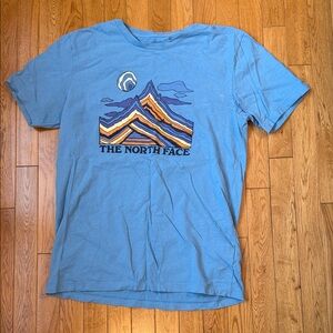 The North Face Sky Blue Mountain Graphic Tee